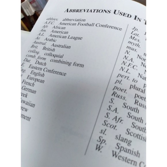 Webster's LARGE PRINT CROSSWORD PUZZLE DICTIONARY HB Book Over 50,000 Answers EC - Picture 14 of 14